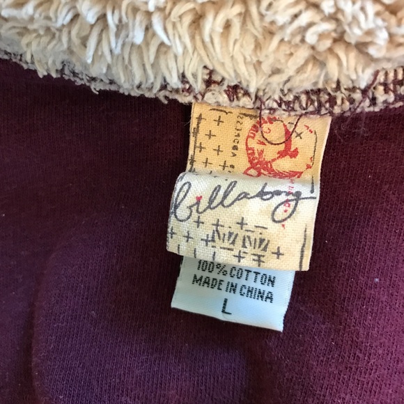 Billabong wine embroidered zip up jacket - Picture 5 of 8